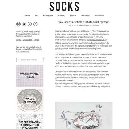 Gianfranco Baruchello’s Infinite Small Systems