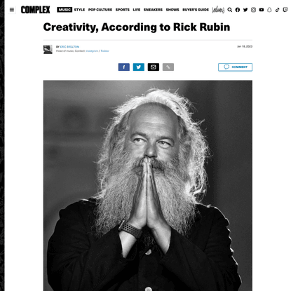 Creativity, According to Rick Rubin