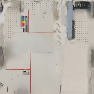 Texture map, pegboard and calibration