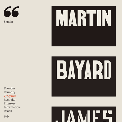 Typefaces — VOCAL TYPE