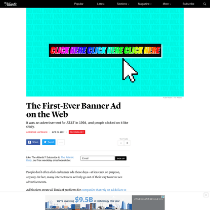 The First-Ever Banner Ad on the Web