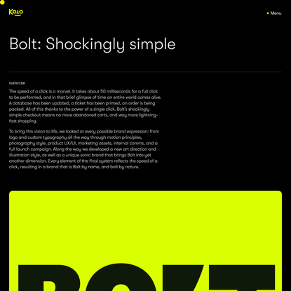 Bolt - Koto Studio