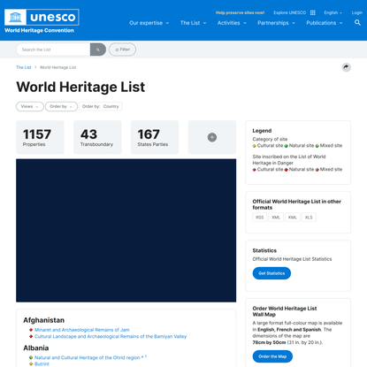 UNESCO World Heritage Centre - World Heritage List