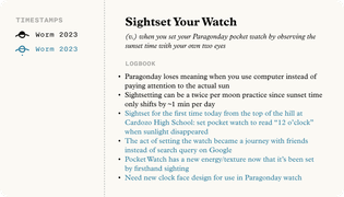 Sightset Your Watch