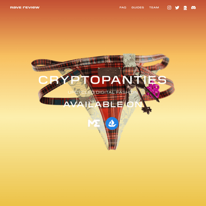 CryptoPanties NFT by Rave Review