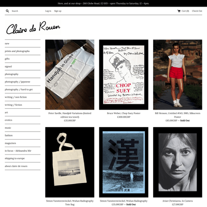 Claire de Rouen online shop