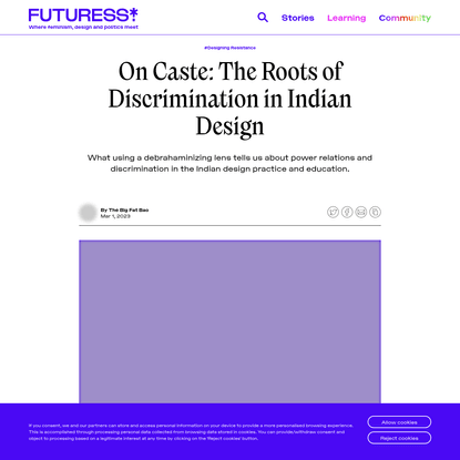On Caste: The Roots of Discrimination in Indian Design