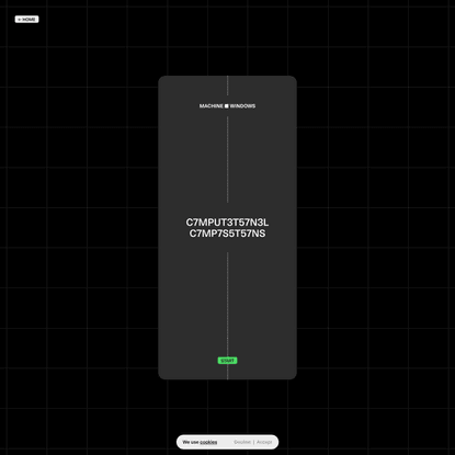 Computational Compositions | Machine ■ Windows