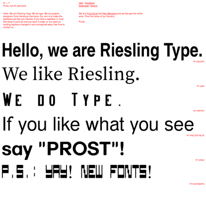 Riesling Type