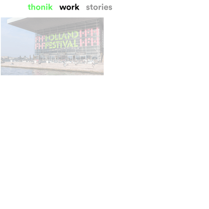 Work | Thonik