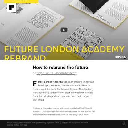 How to rebrand the future / FormFiftyFive