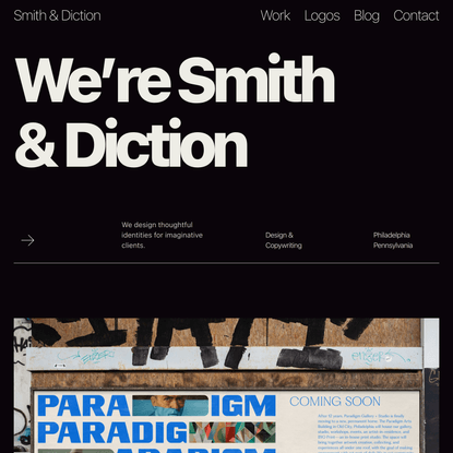 Smith &amp; Diction - Branding &amp; Design Studio