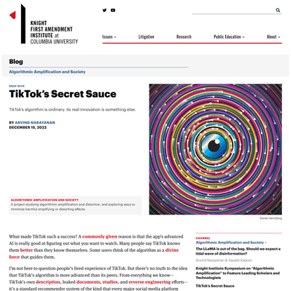TikTok’s Secret Sauce