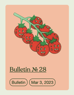 bulletin 28 is out