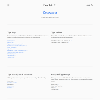 Resources — Proof&amp;Co.