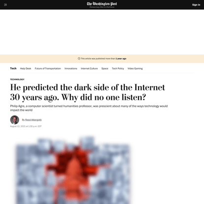 He predicted the dark side of the Internet 30 years ago. Why did no one listen?