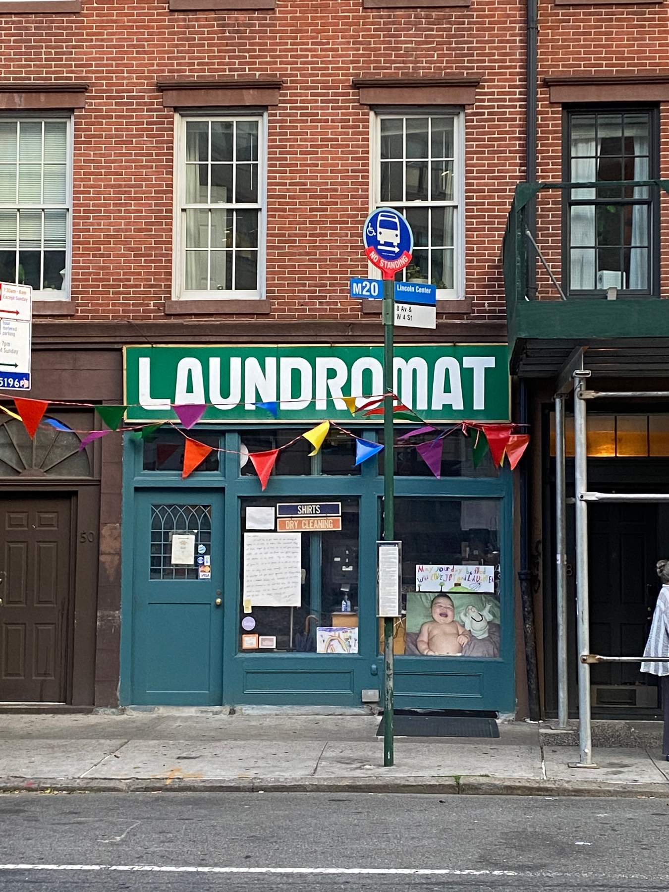 Laundromat typography