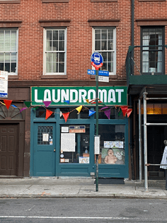 Laundromat typography
