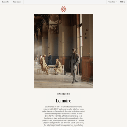 Introducing Lemaire...
