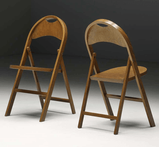 “Tric” folding chair by Achille and Pier Giacomo Castiglioni for BBB
