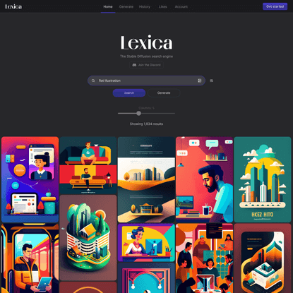 Lexica - flat illustration