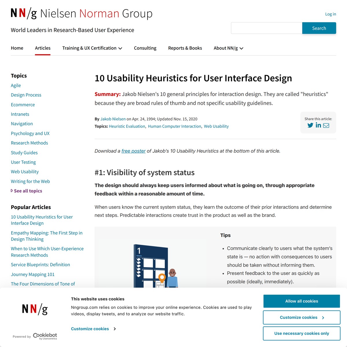 10 usability heuristics for user interface design are na