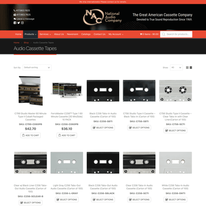 Audio Cassette Tapes Archives - National Audio Company
