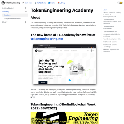 TokenEngineering Academy | Token Engineering