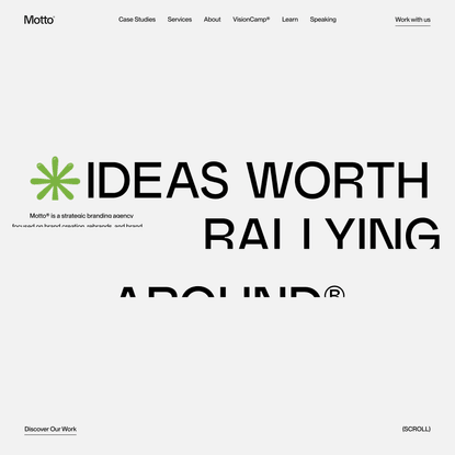 Motto | Branding Agency | Ideas Worth Rallying Around™