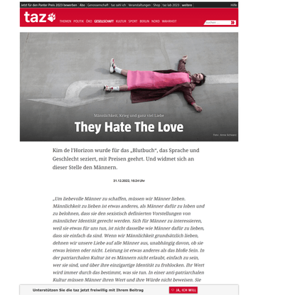 Männlichkeit, Krieg und ganz viel Liebe: They Hate The Love