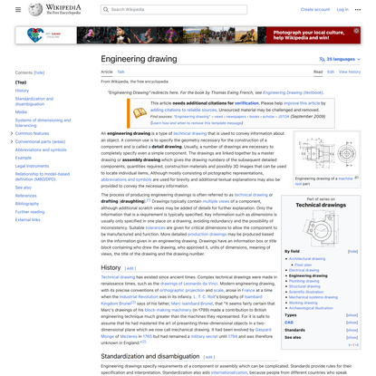 Engineering drawing - Wikipedia