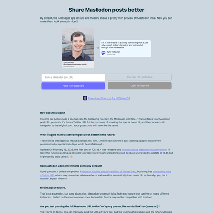 mstdn.link - Share Mastodon posts better
