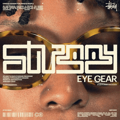 AMTAKETHAT on Instagram: ”👓STUSSY EYE GEAR™ Concept design for @stussy eye wear collection I absolutely love the vibes of th...
