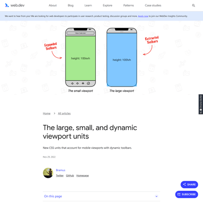 The large, small, and dynamic viewport units