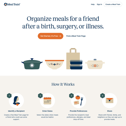 MealTrain.com (official site) - Organize Meal Support in Minutes