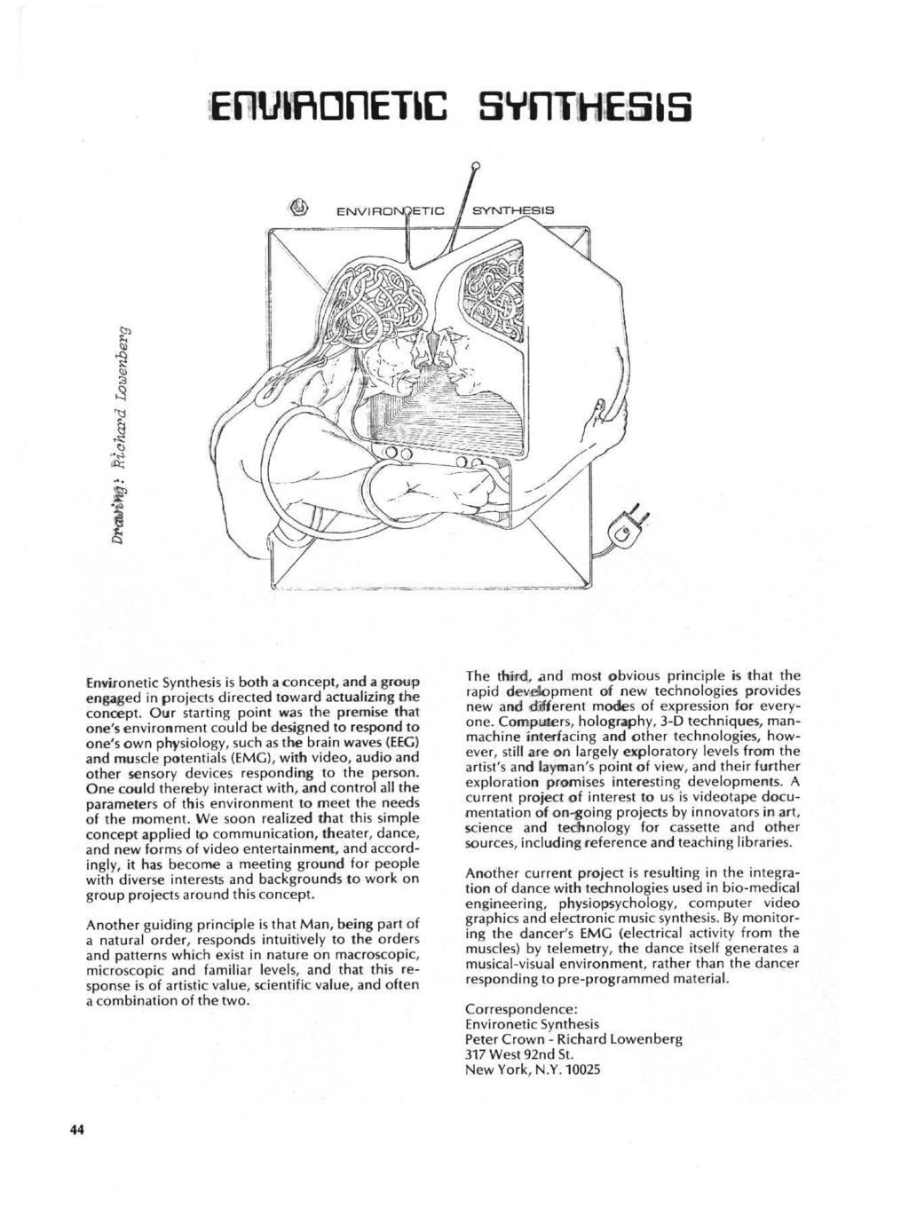 environetic synthesis