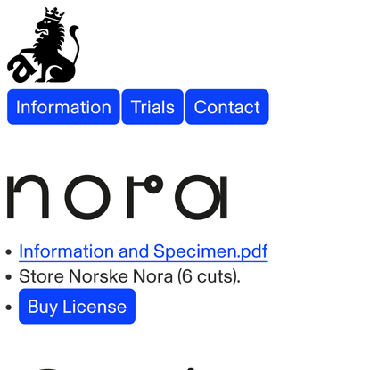 Store Norske Skriftkompani – Typefaces