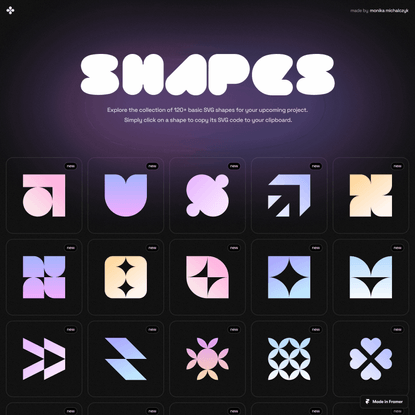 Copy-Paste SVG Shapes