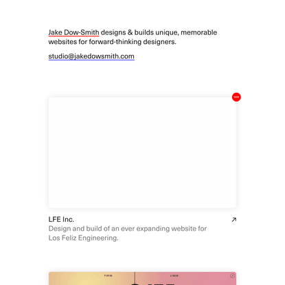 Jake Dow-Smith Studio