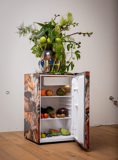 L.A. Door, minifridge, 2020