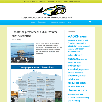 Hot off the press: check out our Winter 2023 newsletter!| AAOKH