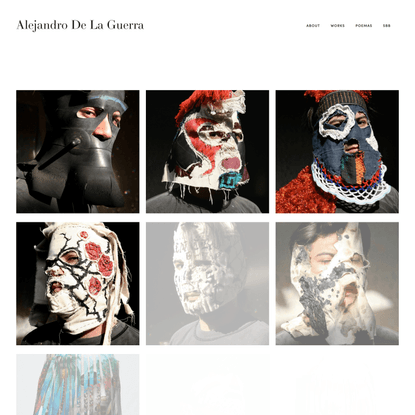 Masks — Alejandro De La Guerra