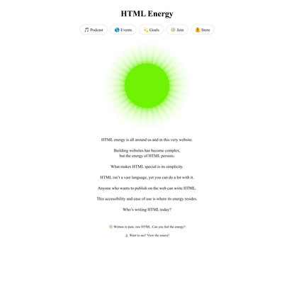 html energy