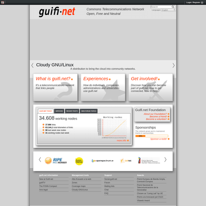 guifi.net - Open, Libre and Neutral Telecommunications Network | guifi.net