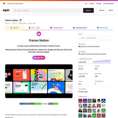 framer-motion
