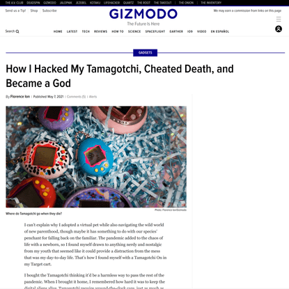 How I Hacked My Tamagotchi, Cheated Death, and Became a God