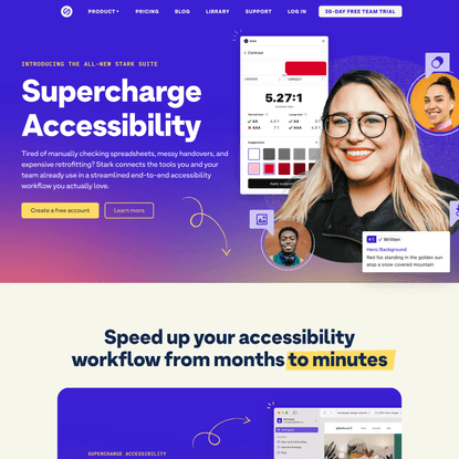 Stark: The suite of integrated accessibility tools for your product design and development team