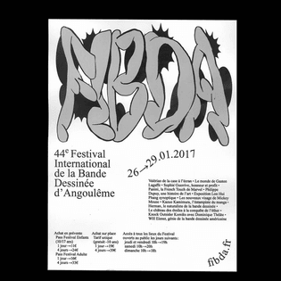 FIBDA17 poster with @indogshit #graphicdesign #poster #typography #drawing