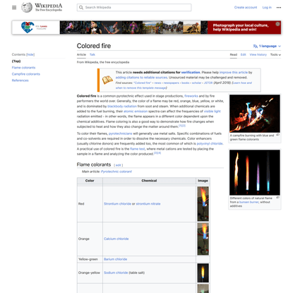 Colored fire - Wikipedia
