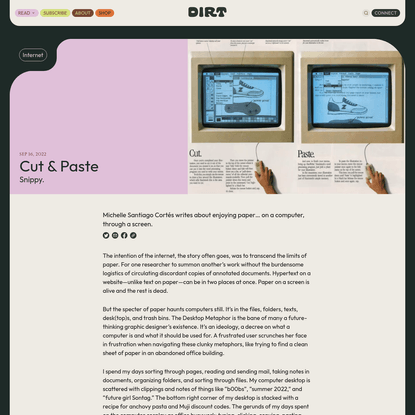 Cut &amp; Paste
